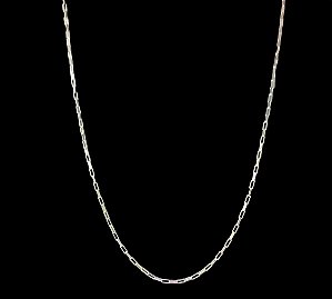 Corrente Masculina Elos Cartier Espaçado 2mm em Prata 925