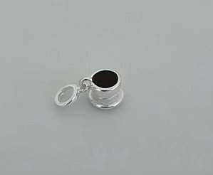 Berloque Café em Prata 925