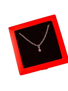 Pulseira Ponto de Luz Gota em Prata 925