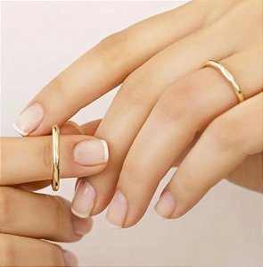 Aliança de Moeda Antiga 3 mm (PAR)