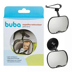 Espelho Retrovisor Para Carro Bebê Infantil Buba Para Ver Banco Traseiro