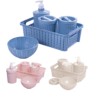 Kit Higiene Infantil 5 Peças Trama Baby Plasútil
