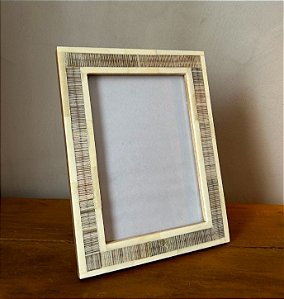 Porta Retrato Chifre Bege (10x15)