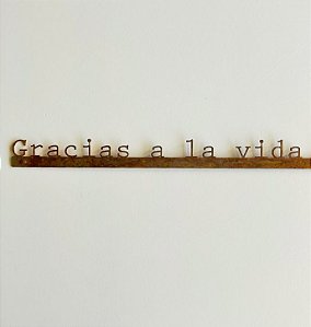 Frase de Ferro "Gracias a La Vida Que Me Há Dado Tanto"