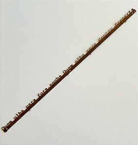 Frase de Ferro Envelhecido "Quem Olha Para Fora Sonha. Quem Olha Para Dentro Desperta"