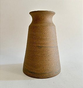 Vaso Decorativo Petra em Cerâmica Cinza e Azul (16x11)