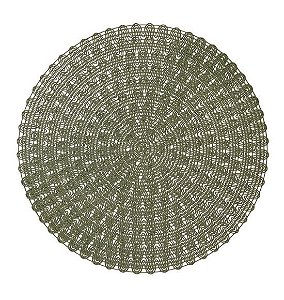 Jogo Americano Serena Verde Oliva (38cm) - kit com 6 unidades