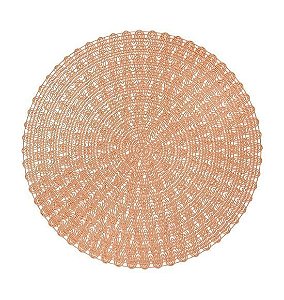 Jogo Americano Serena Taupe (38cm) - kit com 6 unidades