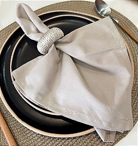 Guardanapo Areia Liso Home 4 peças (45x45) | 100% algodão