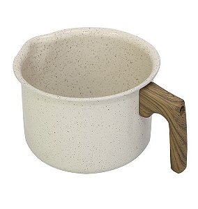 Leiteira Marmol c/ Revestimento Cerâmico e Fundo Triplo Indução 1.5 Litros (14cm)