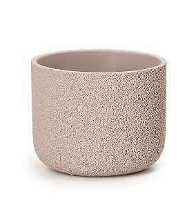 Cachepot em Cimento Cinza Modelo Poroso (3 Tamanhos)