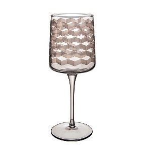 Taça Geo Vidro Fume 320 ml
