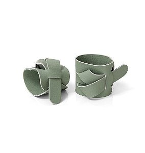 Anel de Guardanapo Ravena Verde Eucalipto (2 peças)