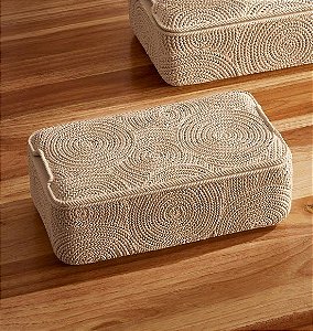 Caixa Decorativa e Organizadora Bege Mart
