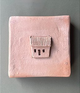 Tijolinho Decorativo de Barro Casa Miniatura (15x15) | Coleção Barrolândia