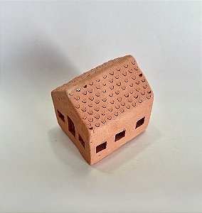 Casinha Decorativa de Barro Sertão | Coleção Vila Bonita