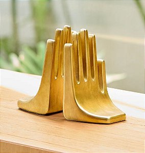 Aparador de Livros Mãos Douradas