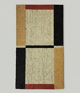 Capacho de Porta em Sisal Modelo Bauhaus (70x40CM)