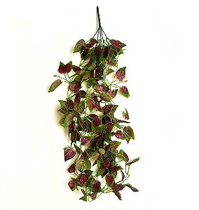 Buquê de Folhagem Pendente para Jardim Vertical (100cm)