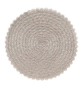 Jogo Americano Ava Areia (38cm) - Kit com 6 peças