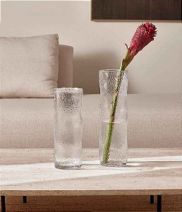 Vaso Decorativo em Vidro Modelo Alto (2 tamanhos)