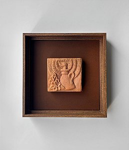 Quadro Decorativo Pequeno Mini Lamparina Artesanal (22x22)