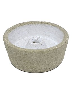 Incensário em Cerâmica Branco