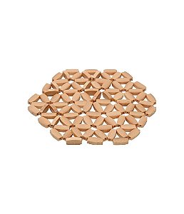 Descanso de Panela em Bambu Modelo Esteira (17cm)