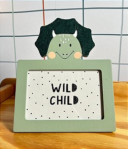 Porta-Retrato Infantil Dino Verde (10x15)