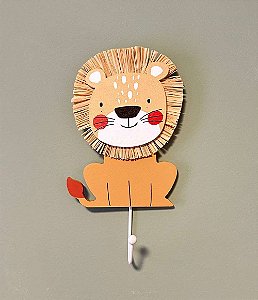 Cabideiro Infantil Leãozinho (23x13cm)