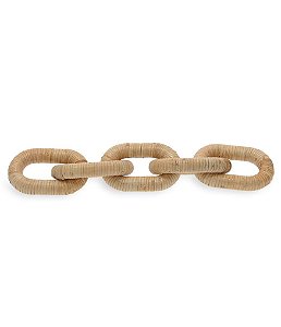 Corrente Decorativa Elos em Rattan (50cm)