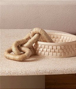 Corrente Decorativa Elos em Rattan (50cm)