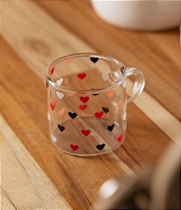 Caneca Love Lyor em Vidro Borossilicato (120ml)