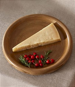 Centro de Mesa Redondo em Madeira (33CM)