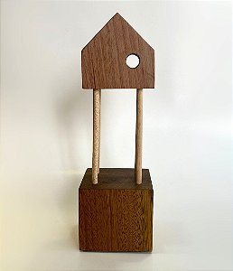 Palafita Decorativa em Madeira Block (23x07)