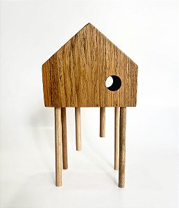 Palafita Decorativa em Madeira Freijó (21x12)