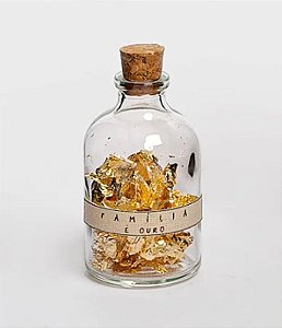 Garrafinha Ouro "Família é Ouro"