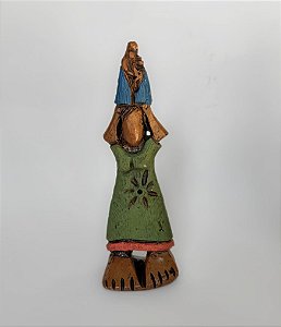 Escultura Romeiros da Fé MOD1 (17x06x04) | Mestre Jackson