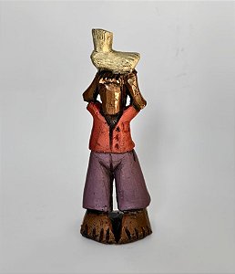 Escultura Romeiros da Fé MOD4 (17x06x04) | Mestre Jackson