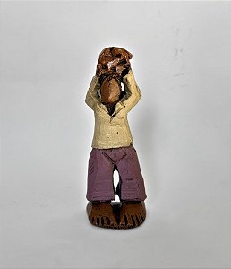 Escultura Romeiros da Fé MOD5 (17x06x04) | Mestre Jackson