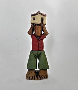 Escultura Romeiros da Fé MOD6 (17x06x04) | Mestre Jackson