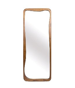 Espelho Decorativo Grande com Moldura em Madeira (180x70x05)