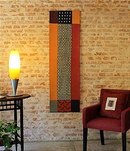 Painel Decorativo de Parede Artesanal Casulo (150x45)