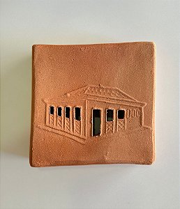 Tijolinho Decorativo de Barro Casa Clássica (15x15) | Coleção Barrolandia