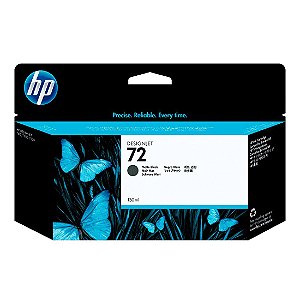 Cartucho de Tinta HP 72 Preto Fosco PLUK 130ml C9403AB