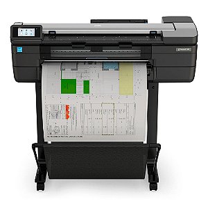 Multifuncional Plotter HP DesignJet, Jato de Tinta, Colorida, A1, 24", Wi-fi, Bivolt - T830 - F9A28D#B1K