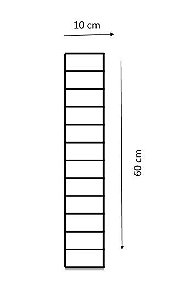 Tela 0,10x0,60 - Preto