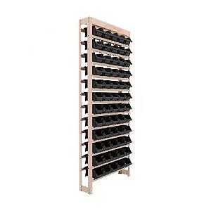 Estante de aço caixa bin  n° 3 para 60 caixas