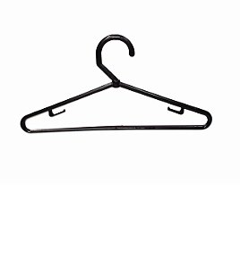 Kit c/ 10 Cabides infantil Preto
