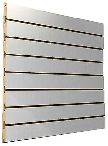 Painel canaletado Branco - 0,60 cm alt x 2,75 largura ( 3 cortes de 0,60 cm x 0,91 de largura)